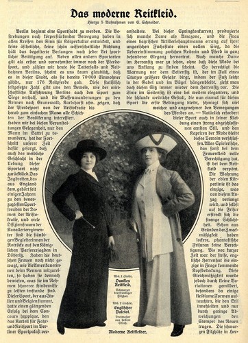 Das moderne reitkleid - moderne, (