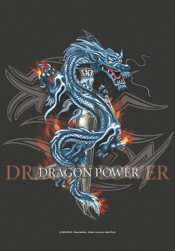 Drachen dragon flagge fahne - dragon,