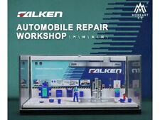 Diorama ca. 18x8x8,5 cm - inkl. Hebebühne & Figur  - FALKEN - More Art 1:64