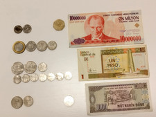 20 Münzen+3 Banknoten