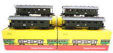 4x Schicht Reisezugwagen der DR - NEM - LED-Beleuchtung - Spur H0 - ZYAI/2529
