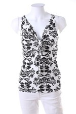 H&M Tanktop XS schwarz-weiß