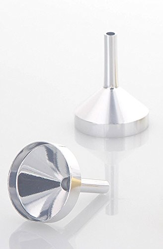 Mini metall parfümtrichter - metall,
