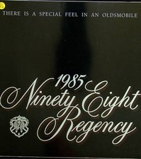271573) Oldsmobile 98 Regency - USA - Übergröße - Prospekt 02/1984