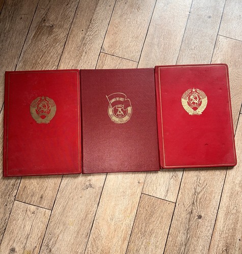 3mal ddr urkundenmappe - ddr,