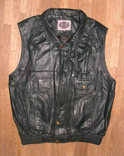 Herren- LEDERWESTE / Outdoor-