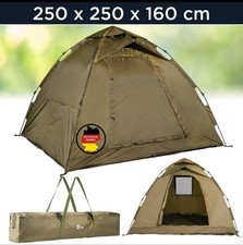 Q-TAC Ruck Zuck Bivvy 2 Mann Angelzelt, Anglerzelt, Karpfenzelt, Angel Zelt