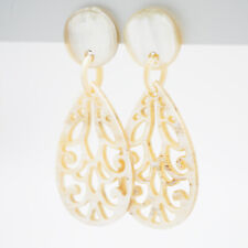 Horn Ohrringe Tropfenform