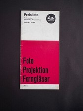 #A0731-Leitz  Leica Preisliste 1969