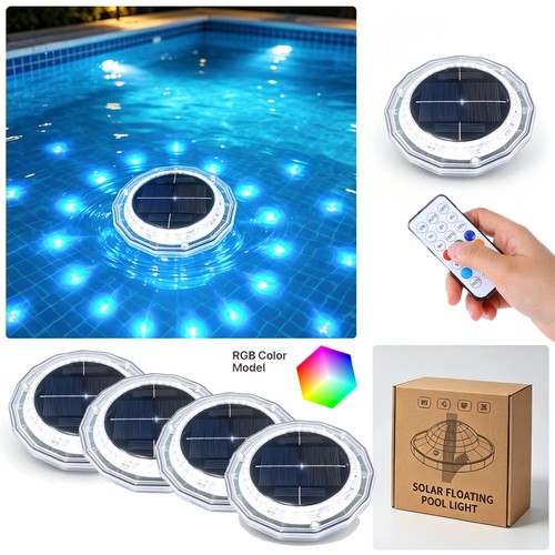 Stück solar poolleuchte rgb - 4,