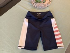 TOP ? SUPERDRY Sporthose Damen Gr. 38 blau weiß NP 45€ wNeu