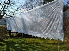 Schlaufenpanneau Scheiben- Gardinen 4,30x0,80 Meterware wie neu