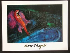 I Ponti sulla Senna , 1954 ( Chagall ), Kunstdruck 60 x 80 cm