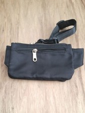 Damen Bauchtasche Hüfttasche  schwarz Vintage TEXTILE Made in Germany