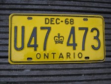 Original Schild  Canada - O N T A R I O -