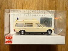 Top: Busch 52215 Mercedes VF 123 Miesen DRK Kaiserslautern Automodell 1:87 OVP!