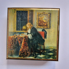 Blechdose Haribo Lakritzen Bonn Süßigkeiten Mann Dichter 1950er Vintage