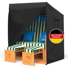 Strandkorb Schutzhülle Wetterfest 420D Strandkorbhülle XXL Abdeckhaube XL Hülle