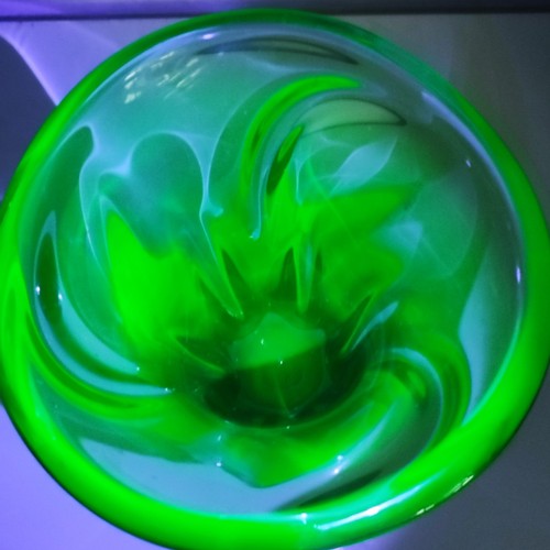 Schwere muranoglas vase - 3,5,