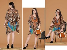 Kurzes kaftan kleid damen - kurzes,