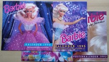 4 x Barbie Mattel Kalender