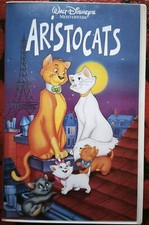 Walt Disney Meisterwerk Aristocats VHS Kassette Sammlerstück Vintage 