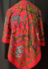 NEU! Seidentuch BLEYLE 100% Seide handrolliert L/B: 82 x 82 cm