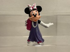 Disney Micky Maus + Co Figur 90er Jahre: Minnie Maus im Abendkleid mit Stola