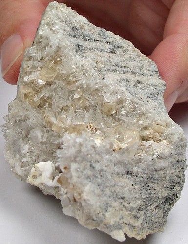Topas mit bergkristall - topas,