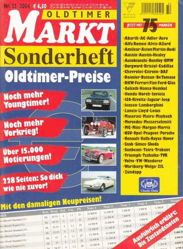 Oldtimer markt sonderheft - oldtimer, nr