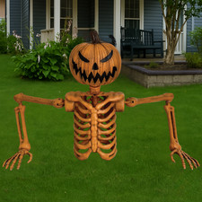 Kürbis Skelett Bodenbrecher