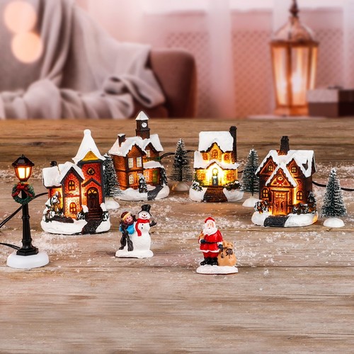 Led weihnachtsstadt mit - led,