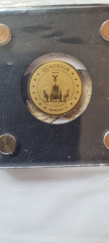 Münzbarren 500 quadriga - münzbarren, 1/500