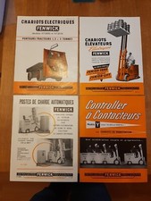 Fenwick Gabelstapler Original Prospekt Von 1958