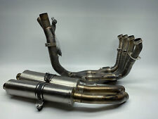 Yamaha R1 5VY Leo Vince SBK Schalldämpfer Auspufföpfe Downpipes Exhausts (8) 05'