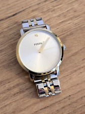 Fossil BQ2467SET Damenuhr Lux Luther Edelstahl Bicolor 34 mm