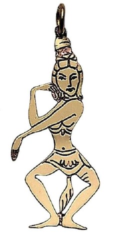 Shakti messing amulett - shakti, 25