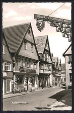 AK Aalen /Wttbg., Lebensmittel Gubi und das Heimat- und Schubart-Museum 1961 