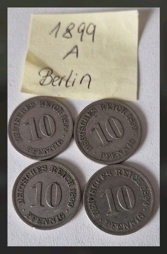 Pfennig deutsches reich - 4x,