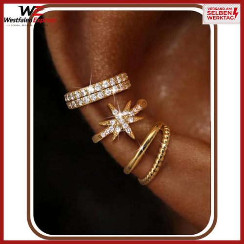 Ear cuff stück gold - 3,
