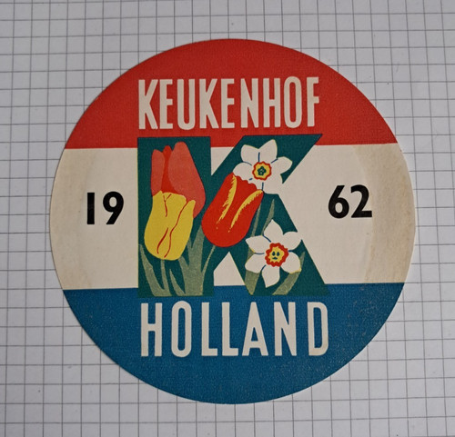 Keukenhof-Gepäckaufkleber