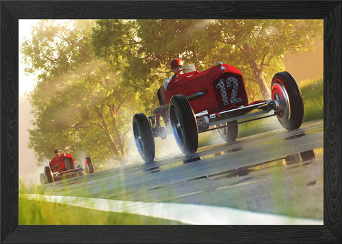 Alfa romeo rennen gerahmtes - rennen,
