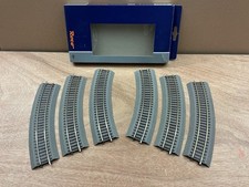 ROCO LINE H0 Gleis m. Bettung: 6 Stück 42523 R3, 30°, Gebogenes Gleis, wie NEU !