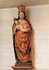 Madonna mit Jesuskind - Bruder-Konrad-Kapelle - Bad Füssing, Karte gel. 1989