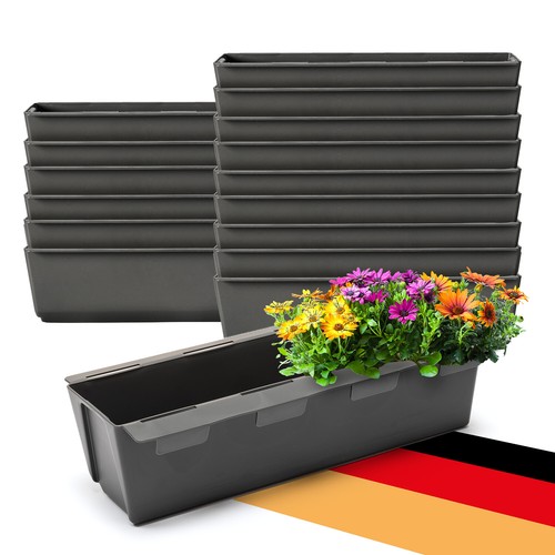 16x blumenkästen hängetopf - blumenkästen,