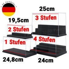 1/2/3/4 Stufen Acryl Vitrine Plexiglas Display Case Große Modellautos 1:24 1:25