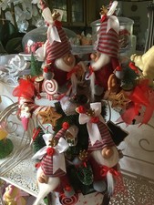 Wichtel Idylle Gnome Zuckerstange Bonbons Plätzchen Baum Tilda Art Landhaus NEU