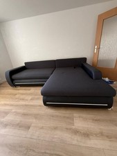 couch mit schlaffunktion fast neu in Schwarz Dringend bis 21.09.25 abzugeben 