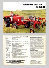 Güldner G 45 G 45 A Dieselschlepper Allrad 1965