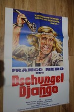 Altes Plakat Kino Film DSCHUNGEL DJANGO Franco Nero
